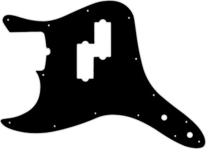 WD Custom Pickguard For Left Hand Fender 2011-Present Reverse Pickup Mark Hoppus Signature Bass #01 Black