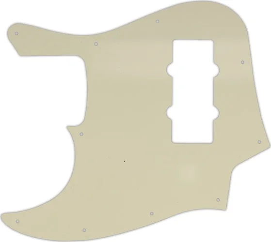 WD Custom Pickguard For Left Hand Fender 2012-2013 Made In China Modern Player Jazz Bass #55 Parchment 3 Ply