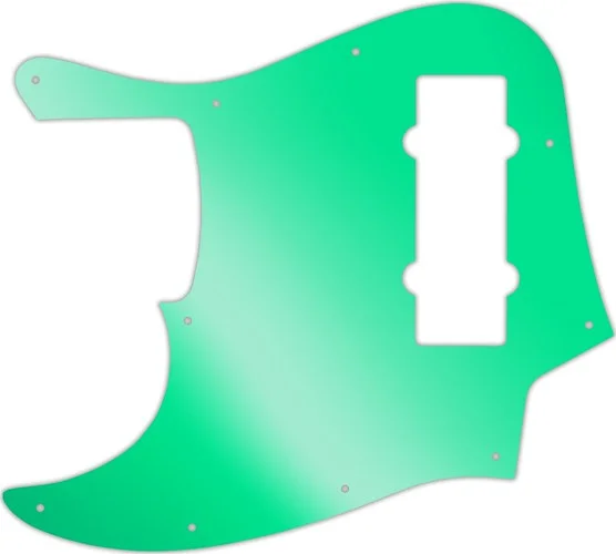 WD Custom Pickguard For Left Hand Fender 2012-2013 Made In China 5 String Modern Player Jazz Bass V #10GR Gree