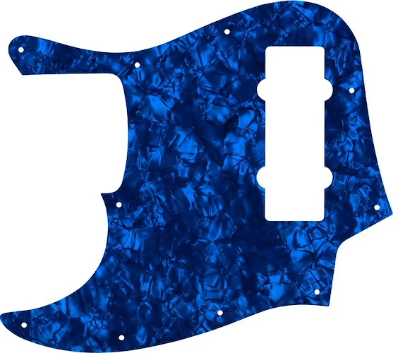 WD Custom Pickguard For Left Hand Fender 2012-2013 Made In China 5 String Modern Player Jazz Bass V #28DBP Dark Blue Pearl/Black/White/Black