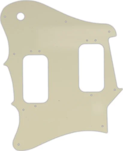 WD Custom Pickguard For Left Hand Fender 2012-2013 Made In Mexico Pawn Shop Super-Sonic #55T Parchment Thin
