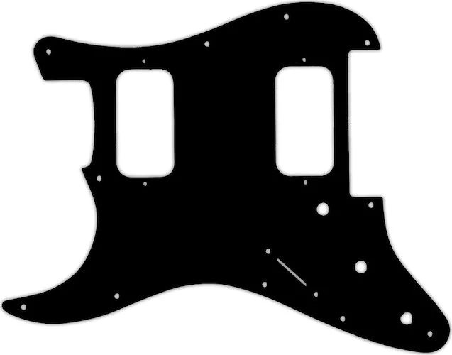 WD Custom Pickguard For Left Hand Fender 2012-Present Made In Mexico Blacktop Stratocaster HH Floyd Rose #03P 