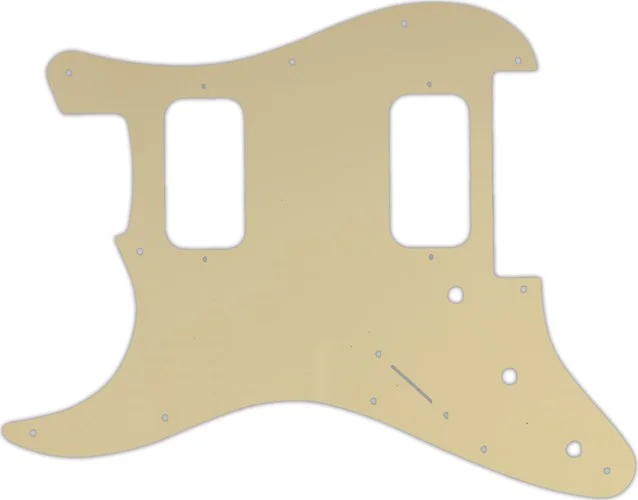 WD Custom Pickguard For Left Hand Fender 2012-Present Made In Mexico Blacktop Stratocaster HH Floyd Rose #06B 