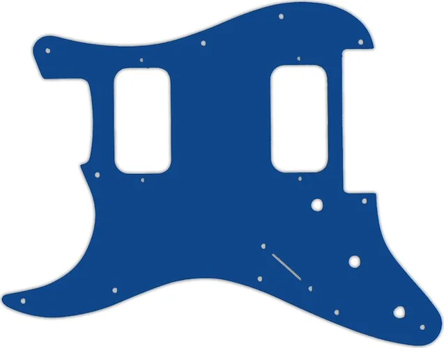 WD Custom Pickguard For Left Hand Fender 2012-Present Made In Mexico Blacktop Stratocaster HH Floyd Rose #08 B