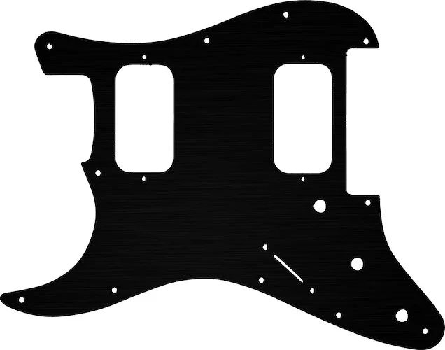 WD Custom Pickguard For Left Hand Fender 2012-Present Made In Mexico Blacktop Stratocaster HH Floyd Rose #27T 