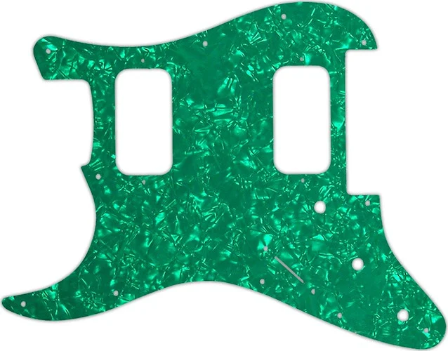 WD Custom Pickguard For Left Hand Fender 2012-Present Made In Mexico Blacktop Stratocaster HH Floyd Rose #28GR
