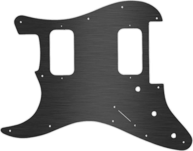 WD Custom Pickguard For Left Hand Fender 2012-Present Made In Mexico Blacktop Stratocaster HH Floyd Rose #44 B