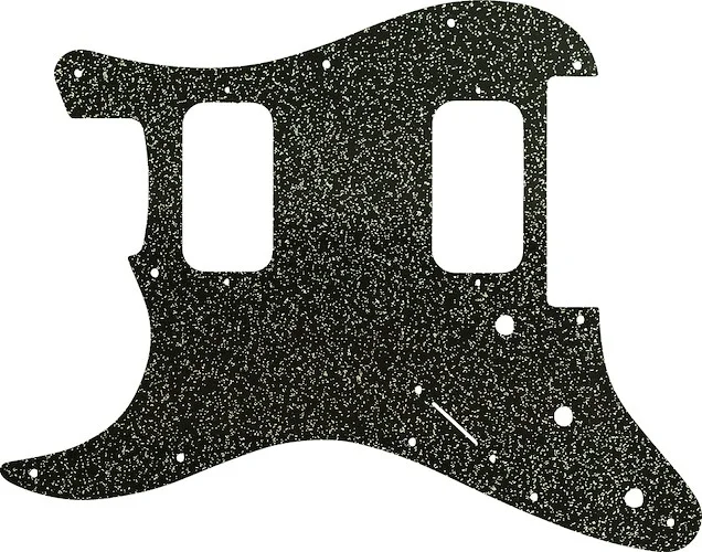 WD Custom Pickguard For Left Hand Fender 2012-Present Made In Mexico Blacktop Stratocaster HH Floyd Rose #60BS Black Sparkle 