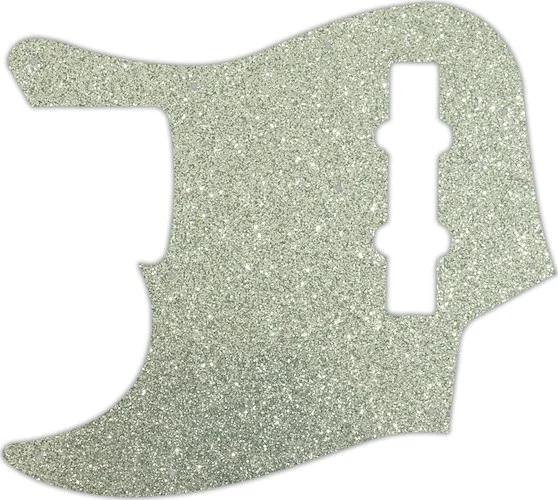 WD Custom Pickguard For Left Hand Fender 2013 Made In Japan JB62SS Smart Scale Jazz Bass #60SS Silver Sparkle 