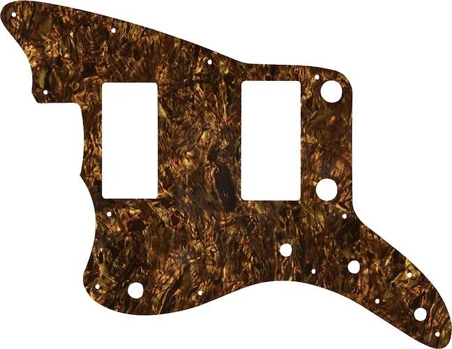 WD Custom Pickguard For Left Hand Fender 2013-2014 Made In China Modern Player Jazzmaster HH #28TBP Tortoise Brown Pearl