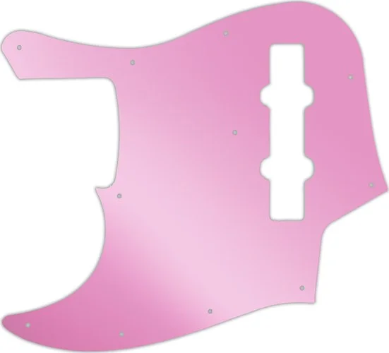 WD Custom Pickguard For Left Hand Fender 2013 Made In Japan JB62SS Smart Scale Jazz Bass #10P Pink Mirror