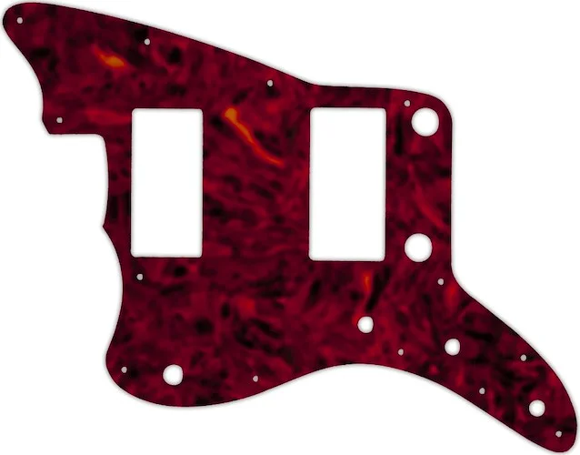 WD Custom Pickguard For Left Hand Fender 2013-2014 Made In China Modern Player Jazzmaster HH #05T Tortoise She