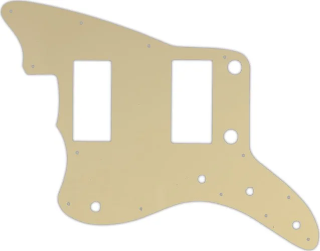 WD Custom Pickguard For Left Hand Fender 2013-2014 Made In China Modern Player Jazzmaster HH #06 Cream