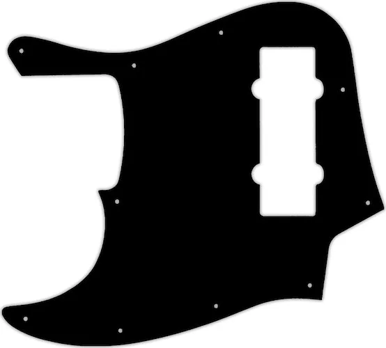 WD Custom Pickguard For Left Hand Fender 2014 Made In China 5 String Modern Player Jazz Bass V Satin #03 Black