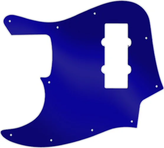 WD Custom Pickguard For Left Hand Fender 2014 Made In China Modern Player Jazz Bass Satin #10DBU Dark Blue Mir