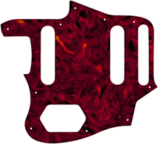 WD Custom Pickguard For Left Hand Fender 2015-2018 Made In Mexico Classic Series 60s Jaguar Lacquer #05T Torto