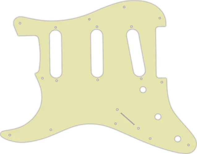 WD Custom Pickguard For Left Hand Fender 2017-2019 American Professional Stratocaster #34S Mint Green Solid