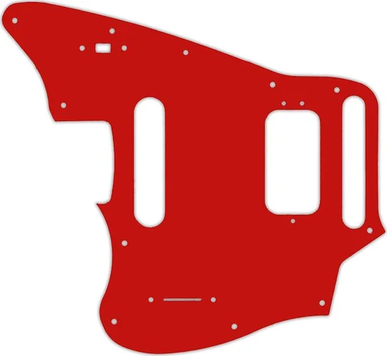 WD Custom Pickguard For Left Hand Fender 2018-Present Made In Mexico Player Series Jaguar #07S Red Solid