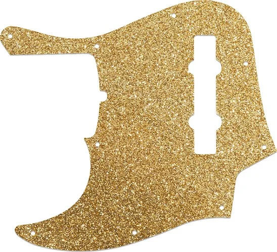 WD Custom Pickguard For Left Hand Fender 2019 5 String American Ultra Jazz Bass V #60RGS Rose Gold Sparkle 