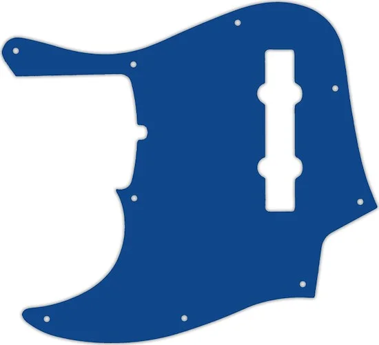 WD Custom Pickguard For Left Hand Fender 2019 5 String American Ultra Jazz Bass V #08 Blue/White/Blue