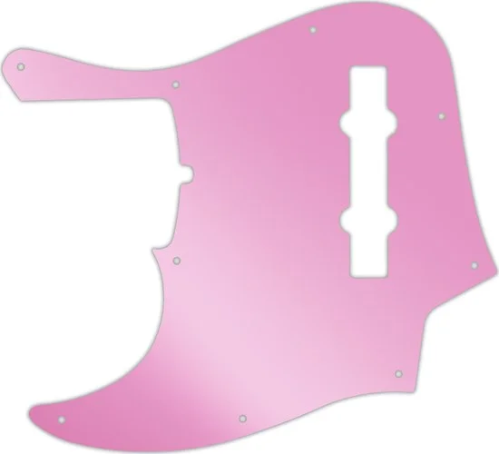 WD Custom Pickguard For Left Hand Fender 2019 5 String American Ultra Jazz Bass V #10P Pink Mirror