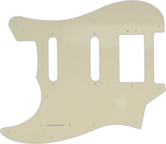 WD Custom Pickguard For Left Hand Fender 2019 Alternate Reality Sixty-Six #55S Parchment Solid