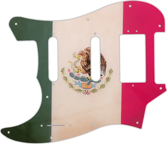 WD Custom Pickguard For Left Hand Fender 2019 Alternate Reality Sixty-Six #G12 Mexican Flag Graphic