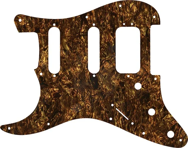 WD Custom Pickguard For Left Hand Fender 2019 American Ultra Stratocaster HSS #28TBP Tortoise Brown Pearl