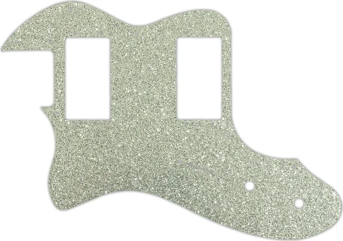 WD Custom Pickguard For Left Hand Fender 2019 Made In Mexico Vintera 70's Telecaster Thinline #60SS Silver Sparkle 