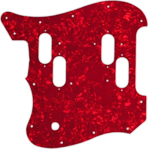 WD Custom Pickguard For Left Hand Fender 2019-Present Made In Mexico Alternate Reality Electric XII #28R Red P
