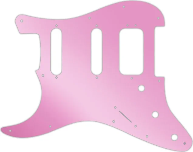 WD Custom Pickguard For Left Hand Fender 2019 American Ultra Stratocaster HSS #10P Pink Mirror