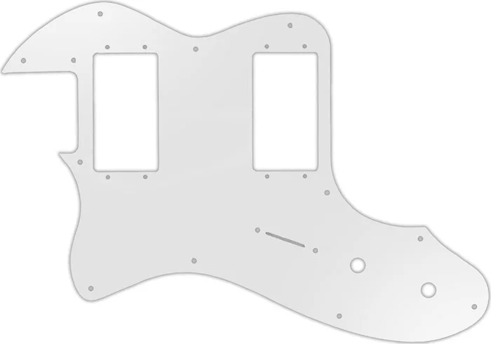 WD Custom Pickguard For Left Hand Fender 2019 Made In Mexico Vintera 70's Telecaster Thinline #22 Translucent 
