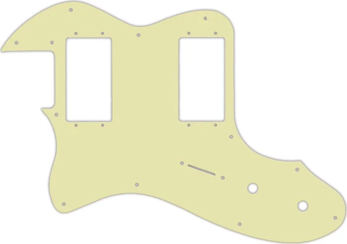 WD Custom Pickguard For Left Hand Fender 2019 Made In Mexico Vintera 70's Telecaster Thinline #34T Mint Green 