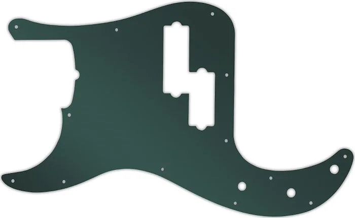 WD Custom Pickguard For Left Hand Fender 5 String American Professional Precision Bass #10S Smoke Mirror