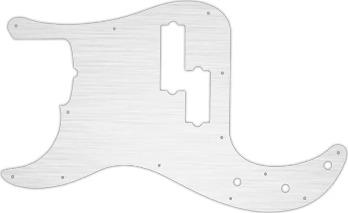 WD Custom Pickguard For Left Hand Fender 5 String American Professional Precision Bass #13 Simulated Brushed S