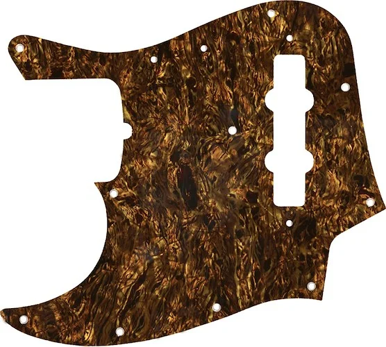 WD Custom Pickguard For Left Hand Fender 50th Anniversary Jazz Bass #28TBP Tortoise Brown Pearl
