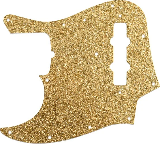 WD Custom Pickguard For Left Hand Fender 50th Anniversary Jazz Bass #60RGS Rose Gold Sparkle 