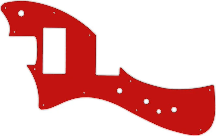 WD Custom Pickguard For Left Hand Fender Alternate Reality Meteora HH #07S Red Solid