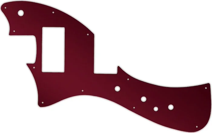 WD Custom Pickguard For Left Hand Fender Alternate Reality Meteora HH #10R Red Mirror