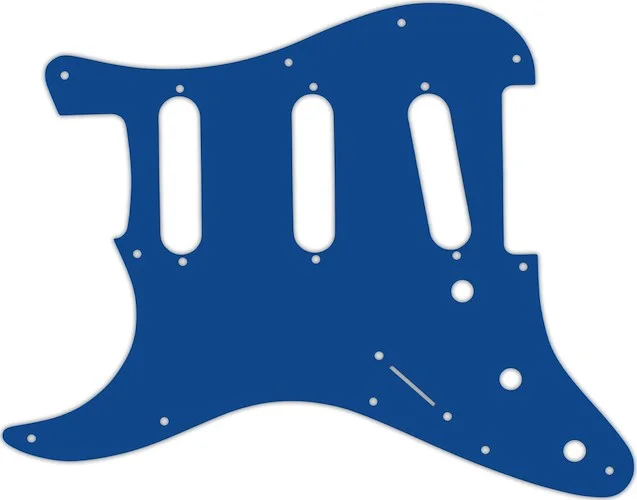 WD Custom Pickguard For Left Hand Fender Stratocaster #08 Blue/White/Blue