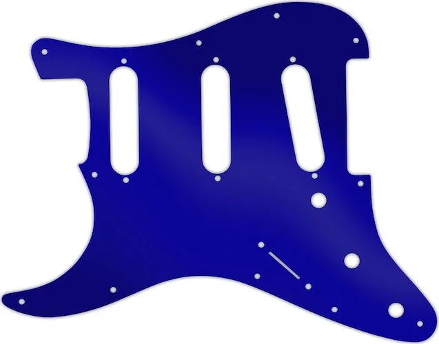 WD Custom Pickguard For Left Hand Fender Stratocaster #10DBU Dark Blue Mirror