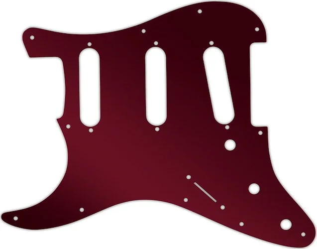 WD Custom Pickguard For Left Hand Fender Stratocaster #10R Red Mirror