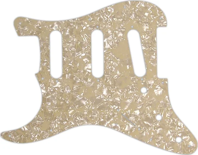 WD Custom Pickguard For Left Hand Fender Stratocaster #28C Cream Pearl/Cream/Black/Cream