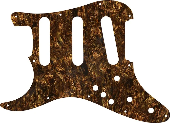 WD Custom Pickguard For Left Hand Fender Stratocaster Elite #28TBP Tortoise Brown Pearl