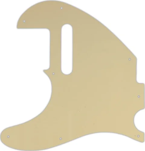 WD Custom Pickguard For Left Hand Fender Acoustasonic Telecaster #06 Cream