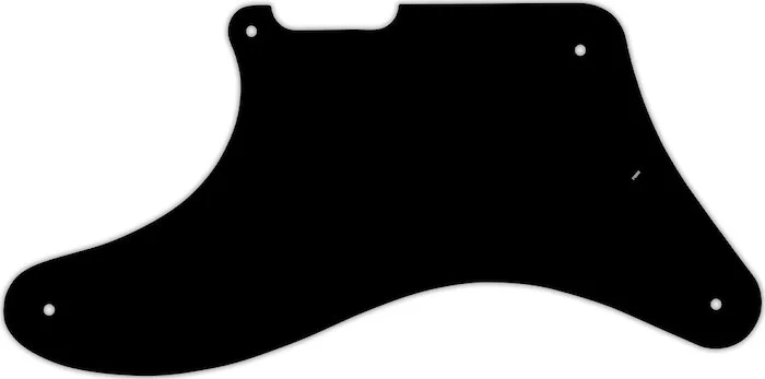 WD Custom Pickguard For Left Hand Fender Cabronita Telecaster #09 Black/White/Black/White/Black