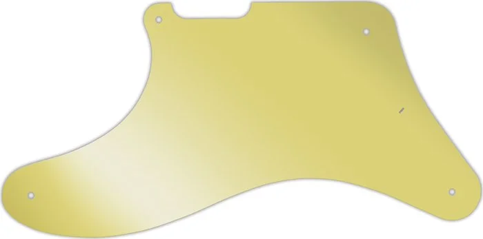 WD Custom Pickguard For Left Hand Fender Cabronita Telecaster #10GD Gold Mirror