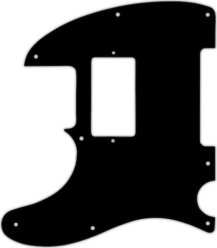 WD Custom Pickguard For Left Hand Fender Telecaster With Humbucker #01 Black
