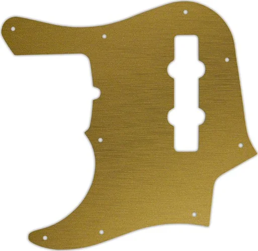 WD Custom Pickguard For Left Hand Fender American Deluxe 1998-Present 22 Fret Jazz Bass #14 Simulated Brushed 