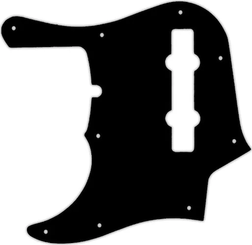 WD Custom Pickguard For Left Hand Fender American Deluxe 1995-Present 22 Fret 5 String Jazz Bass #01 Black